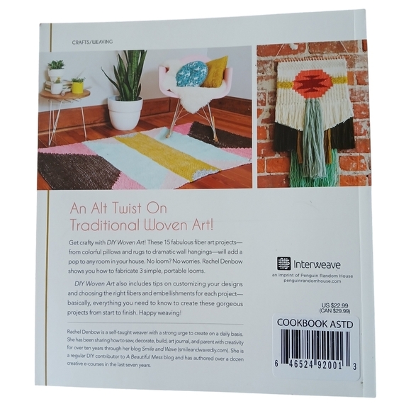 DIY Woven Art: Inspiration and Instruction for Handmade Wall Hangings Paperback - Picture 5 of 13